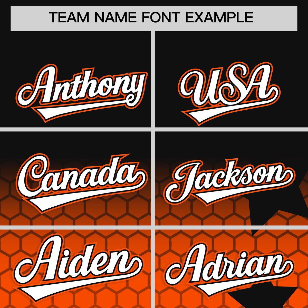 Custom Black Orange White Rising Stars Series Gradient Fashion Baseball Jersey| KXKSHOP