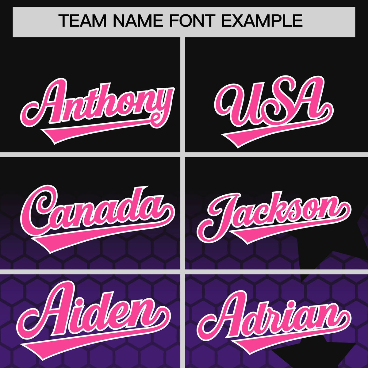 Custom Black Purple Pink Rising Stars Series Gradient Fashion Baseball Jersey| KXKSHOP