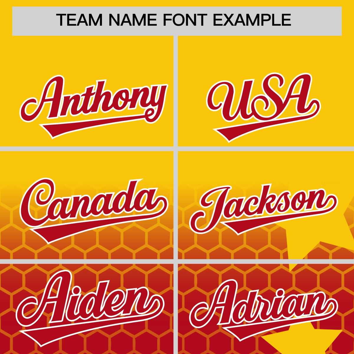 Custom Gold Red White Rising Stars Series Gradient Fashion Baseball Jersey| KXKSHOP