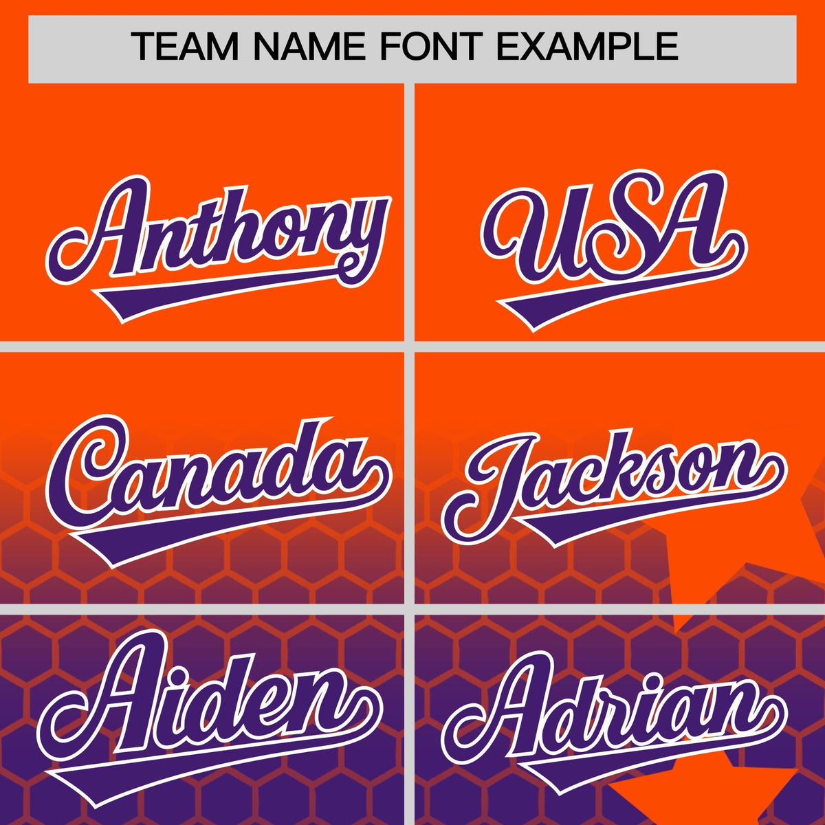 Custom Orange Purple White Rising Stars Series Gradient Fashion Baseball Jersey| KXKSHOP