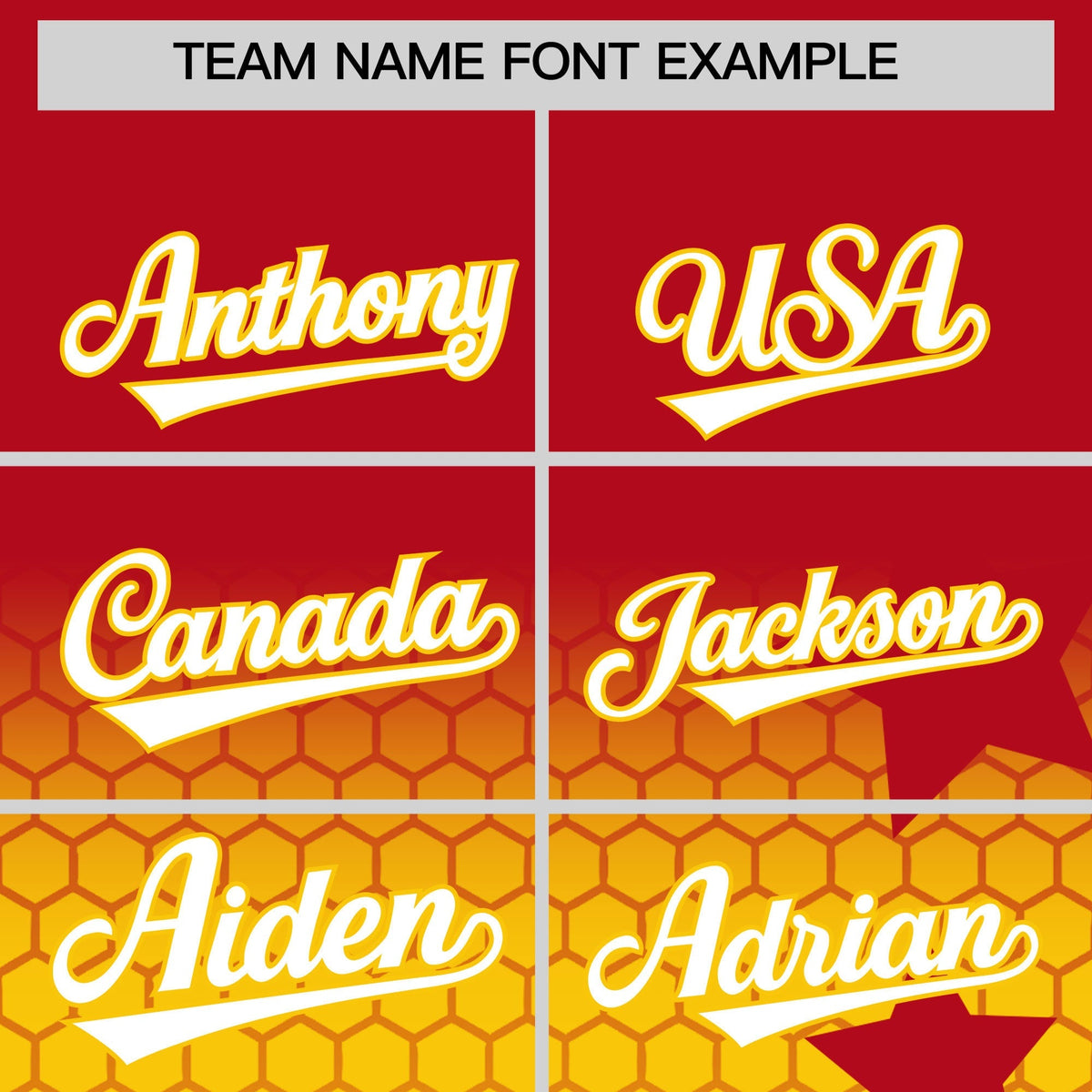 Custom Red Gold White Rising Stars Series Gradient Fashion Baseball Jersey| KXKSHOP