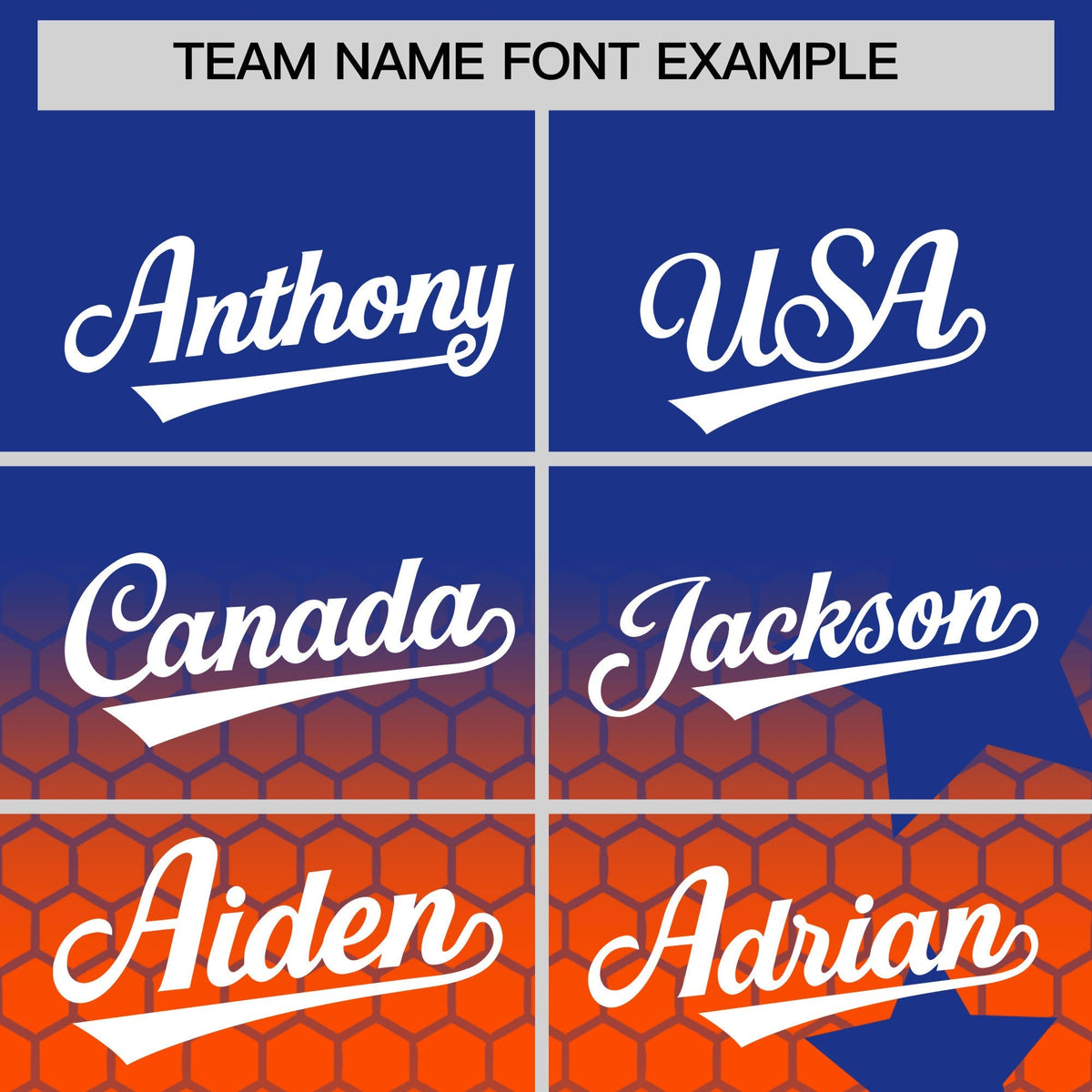 Custom Royal Blue Orange White Rising Stars Series Gradient Fashion Baseball Jersey| KXKSHOP