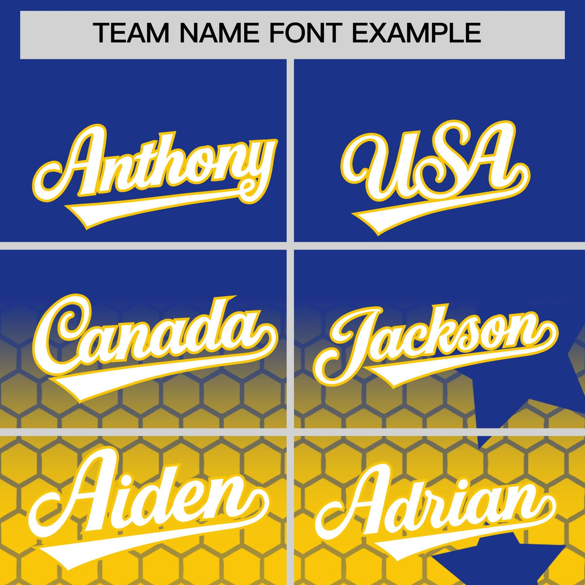 Custom Royal Blue Gold White Rising Stars Series Gradient Fashion Baseball Jersey| KXKSHOP