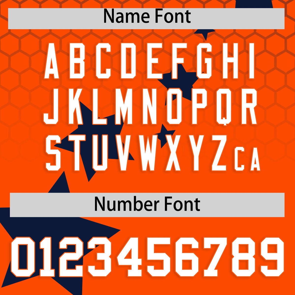 Custom Navy Orange White Rising Stars Series Gradient Fashion Baseball Jersey| KXKSHOP