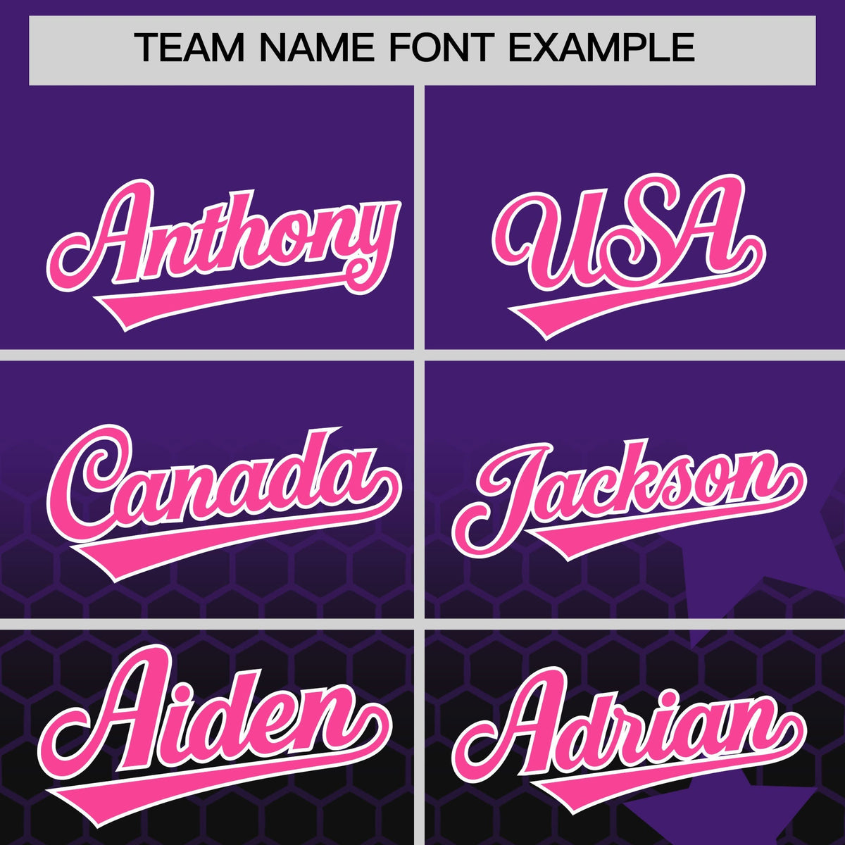 Custom Purple Black Pink Rising Stars Series Gradient Fashion Baseball Jersey| KXKSHOP