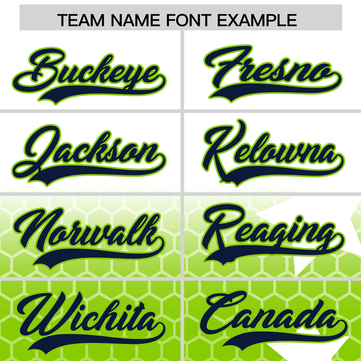 Custom White Neon Green Navy Rising Stars Series Gradient Fashion Baseball Jersey| KXKSHOP