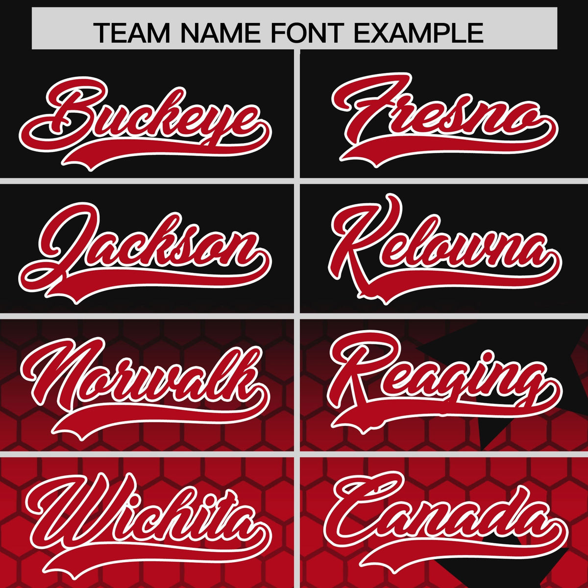 Custom Black Red White Rising Stars Series Gradient Fashion Baseball Jersey| KXKSHOP