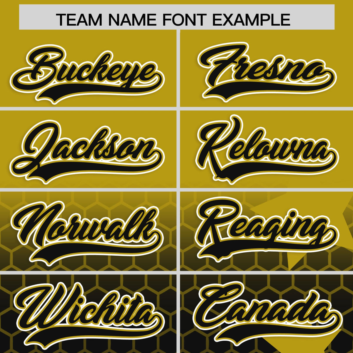 Custom Old Gold Black White Rising Stars Series Gradient Fashion Baseball Jersey| KXKSHOP