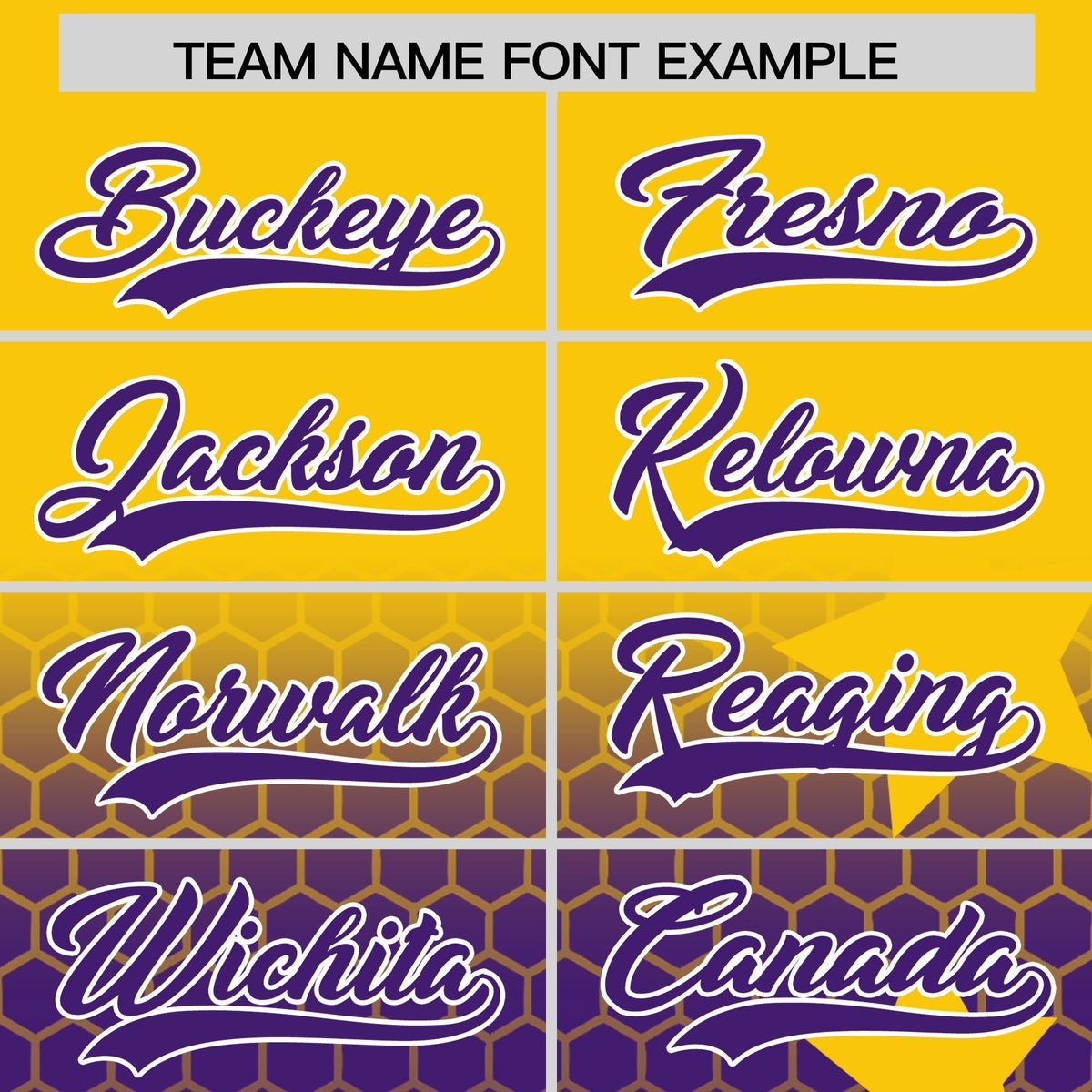 Custom Gold Purple White Rising Stars Series Gradient Fashion Baseball Jersey| KXKSHOP