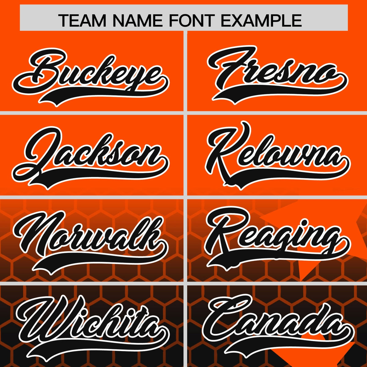 Custom Orange Black White Rising Stars Series Gradient Fashion Baseball Jersey| KXKSHOP