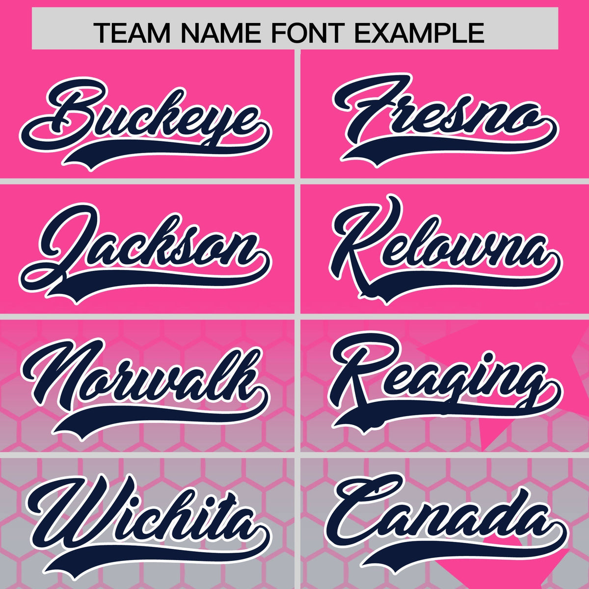 Custom Pink Gray Navy Rising Stars Series Gradient Fashion Baseball Jersey| KXKSHOP