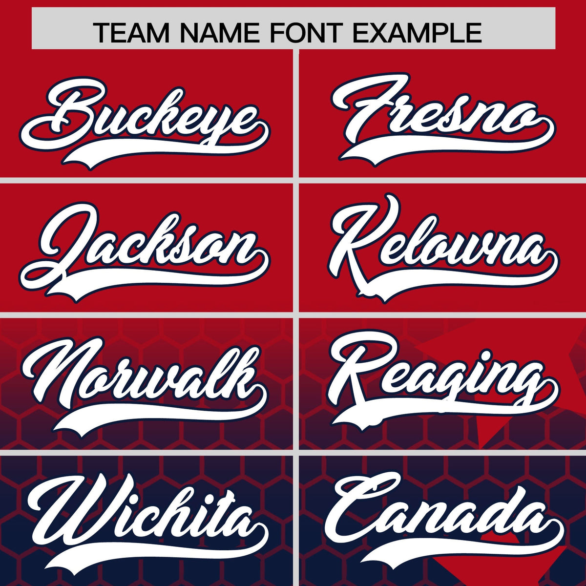 Custom Red Navy White Rising Stars Series Gradient Fashion Baseball Jersey| KXKSHOP