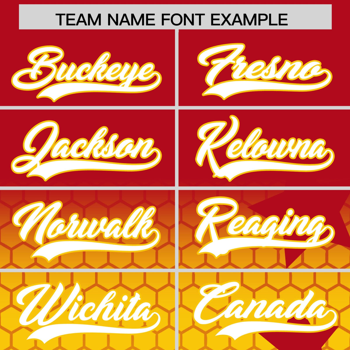 Custom Red Gold White Rising Stars Series Gradient Fashion Baseball Jersey| KXKSHOP