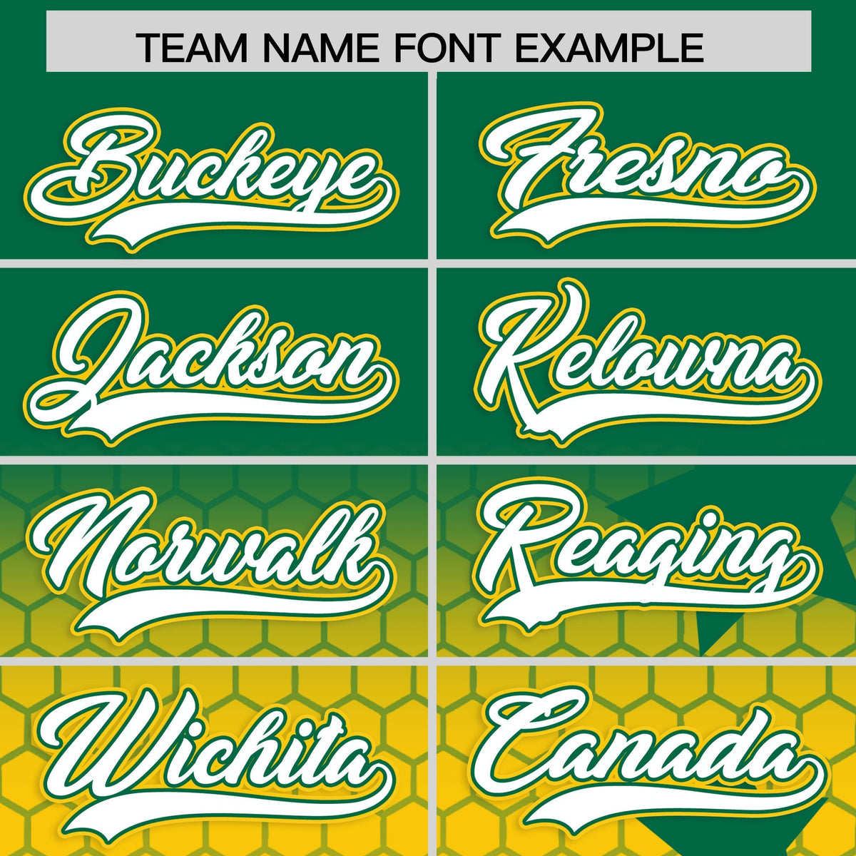 Custom Kelly Green Gold White Rising Stars Series Gradient Fashion Baseball Jersey| KXKSHOP