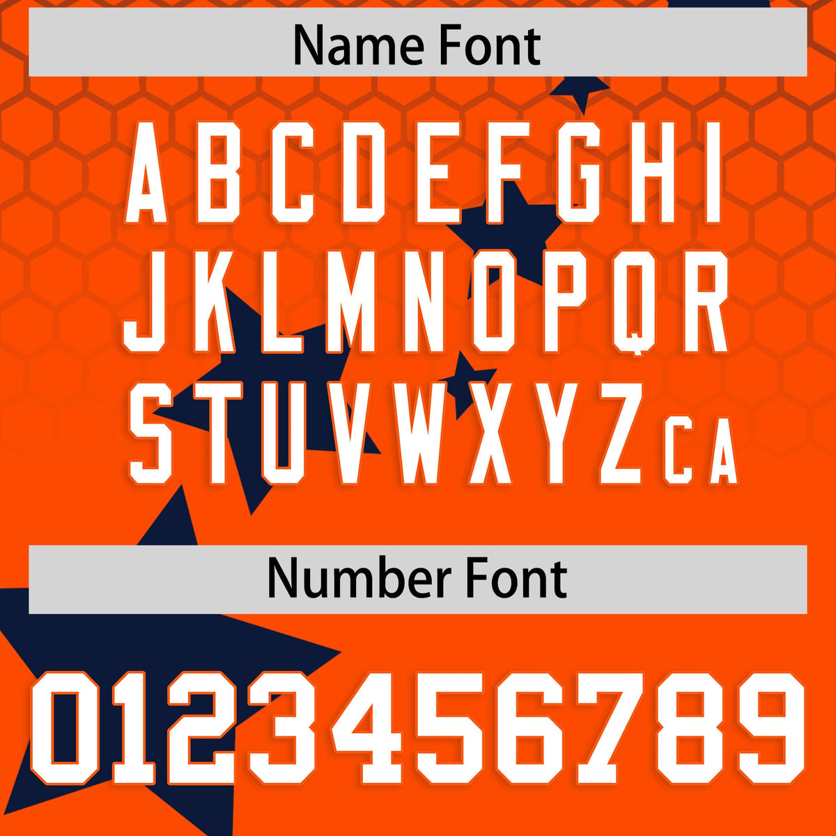 Custom Navy Orange White Rising Stars Series Gradient Fashion Baseball Jersey| KXKSHOP