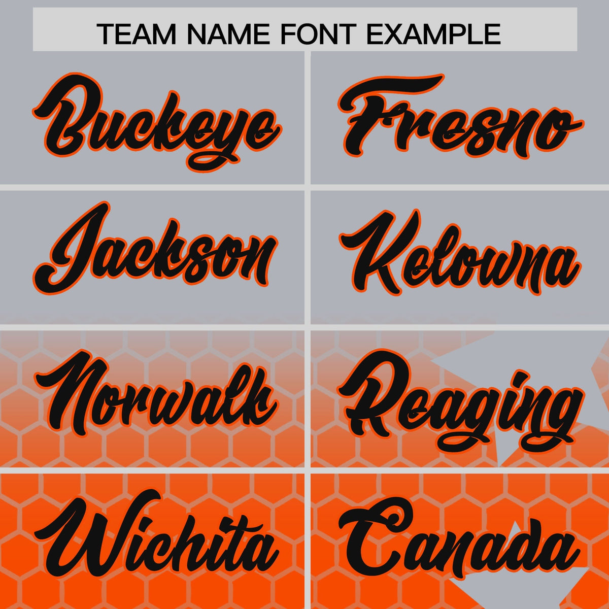 Custom Gray Orange Black Rising Stars Series Gradient Fashion Baseball Jersey| KXKSHOP