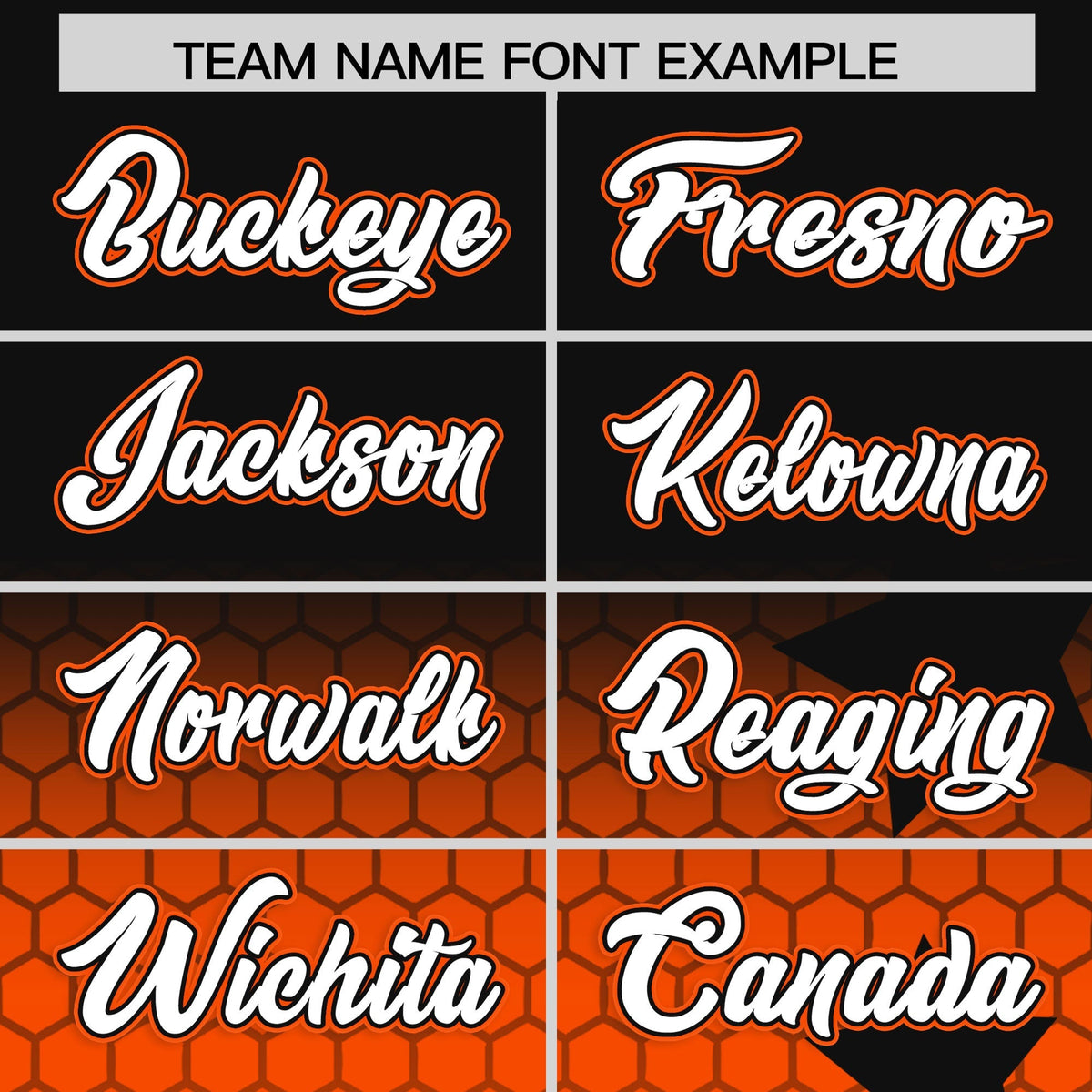 Custom Black Orange White Rising Stars Series Gradient Fashion Baseball Jersey| KXKSHOP