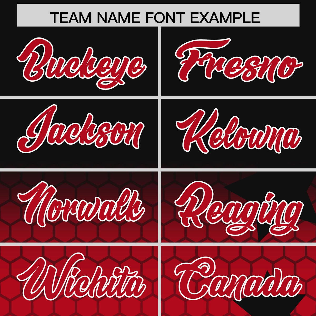 Custom Black Red White Rising Stars Series Gradient Fashion Baseball Jersey| KXKSHOP