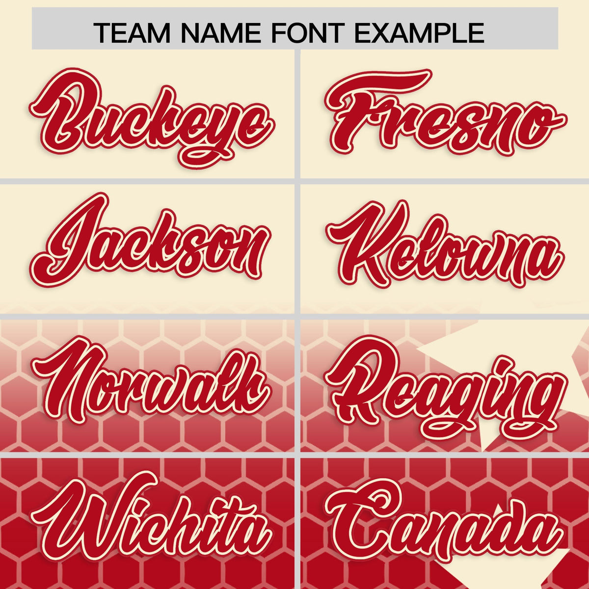 Custom Cream Red Rising Stars Series Gradient Fashion Baseball Jersey| KXKSHOP