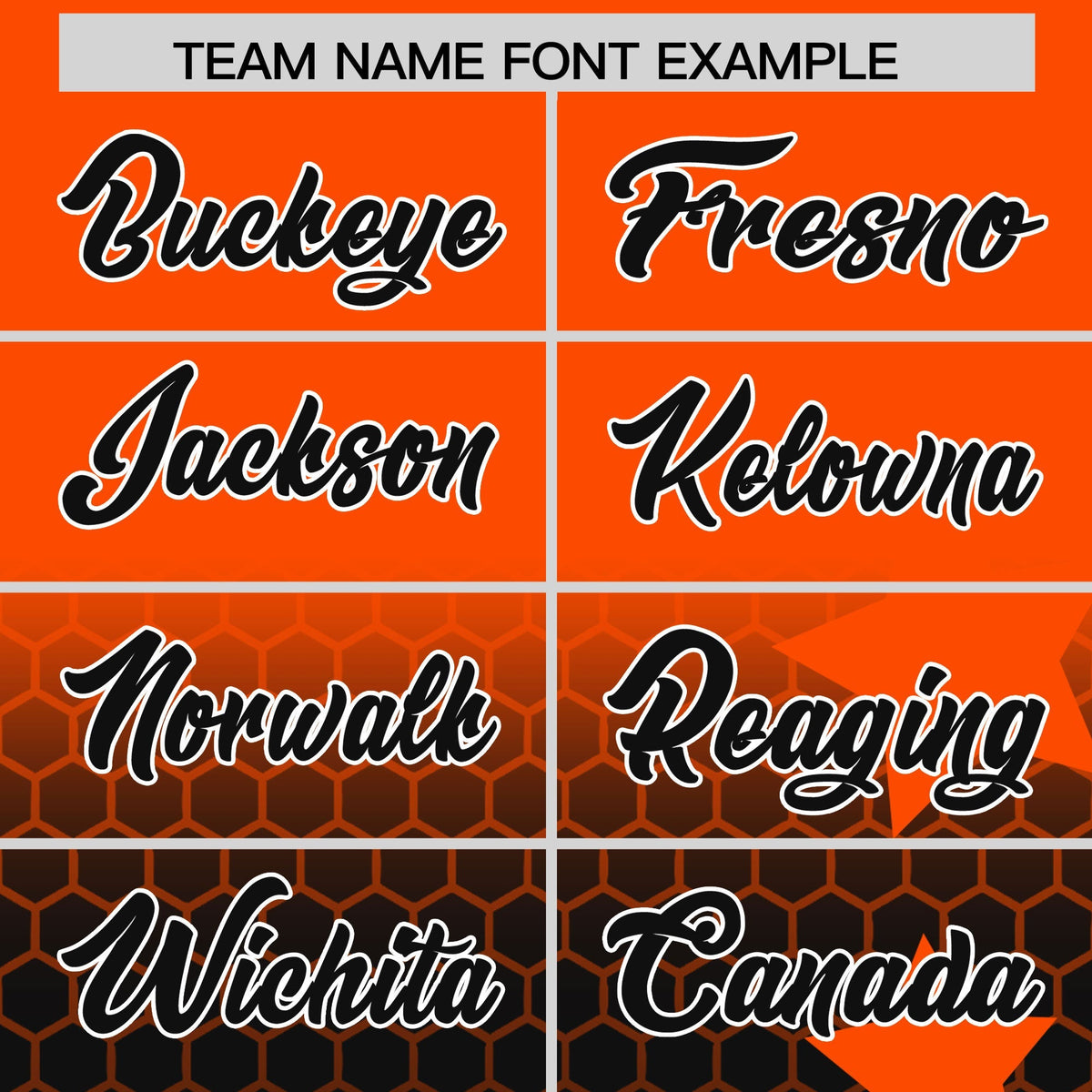 Custom Orange Black White Rising Stars Series Gradient Fashion Baseball Jersey| KXKSHOP