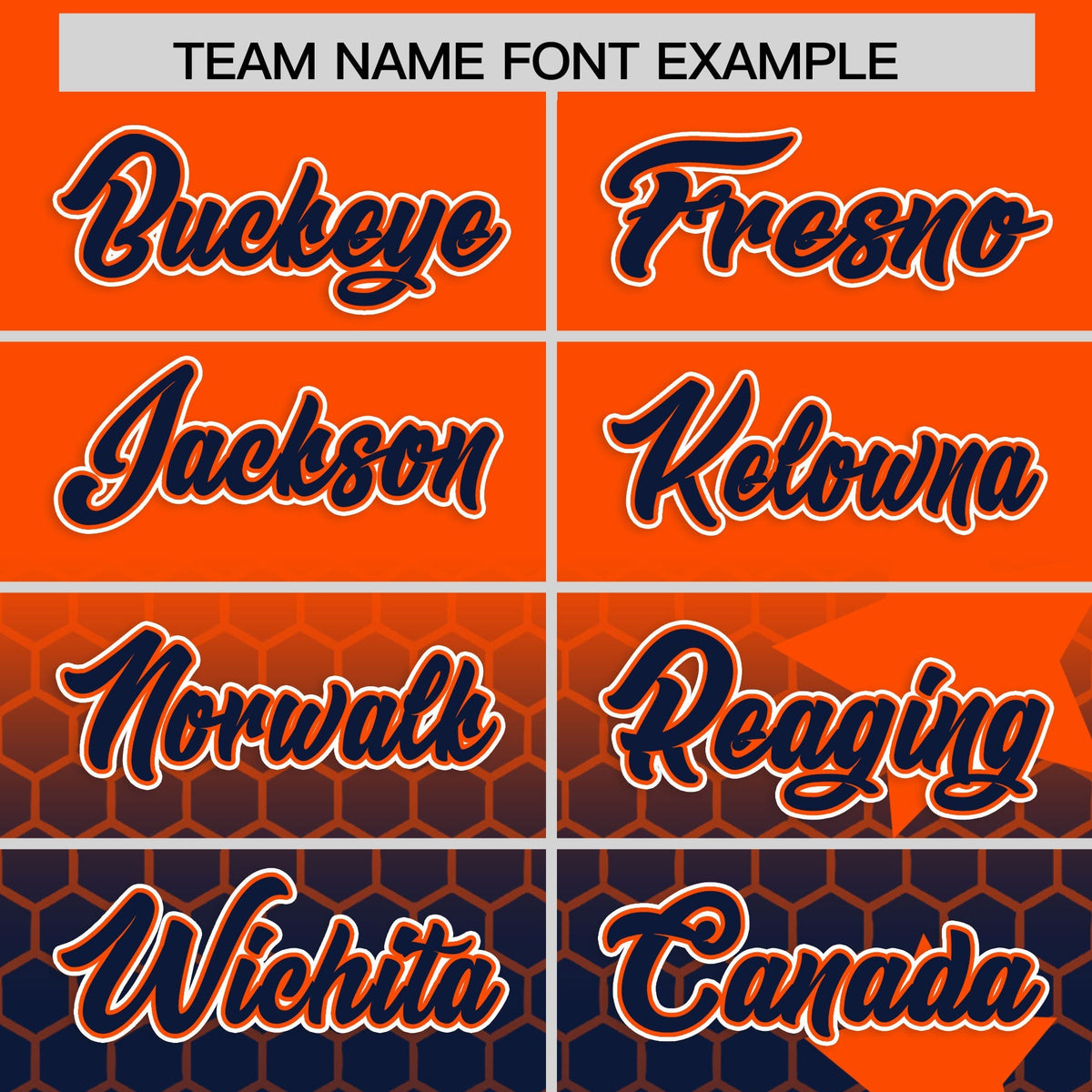 Custom Orange Navy White Rising Stars Series Gradient Fashion Baseball Jersey| KXKSHOP