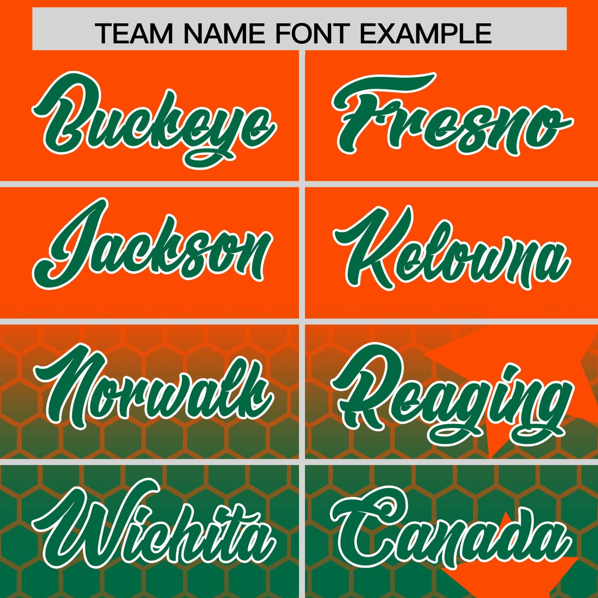 Custom Orange Kelly Green White Rising Stars Series Gradient Fashion Baseball Jersey| KXKSHOP