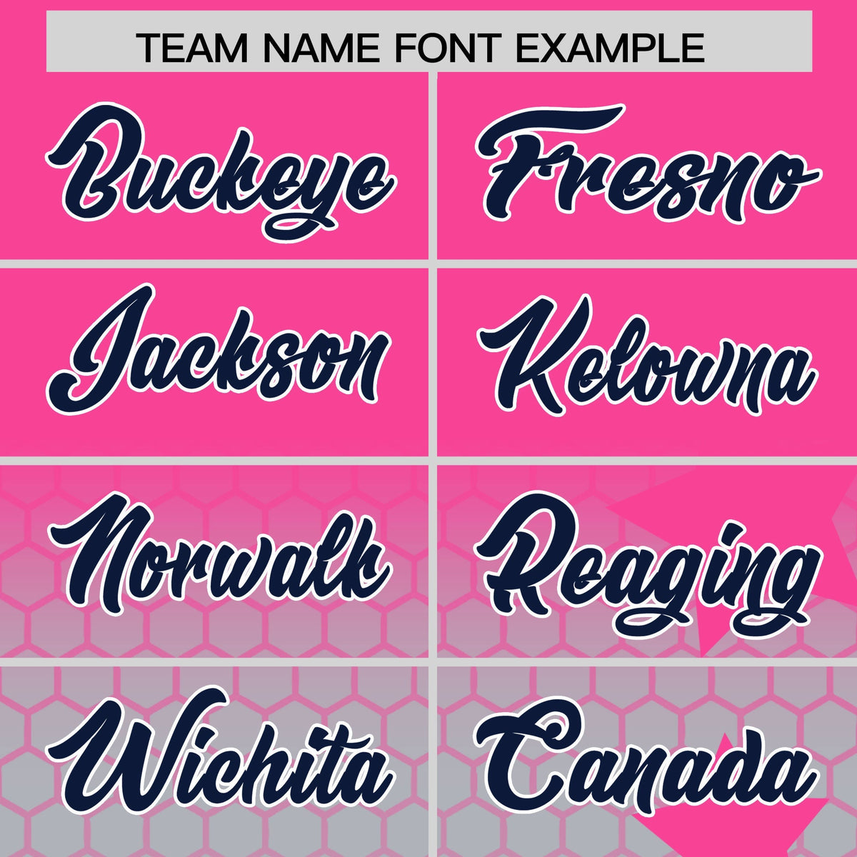 Custom Pink Gray Navy Rising Stars Series Gradient Fashion Baseball Jersey| KXKSHOP