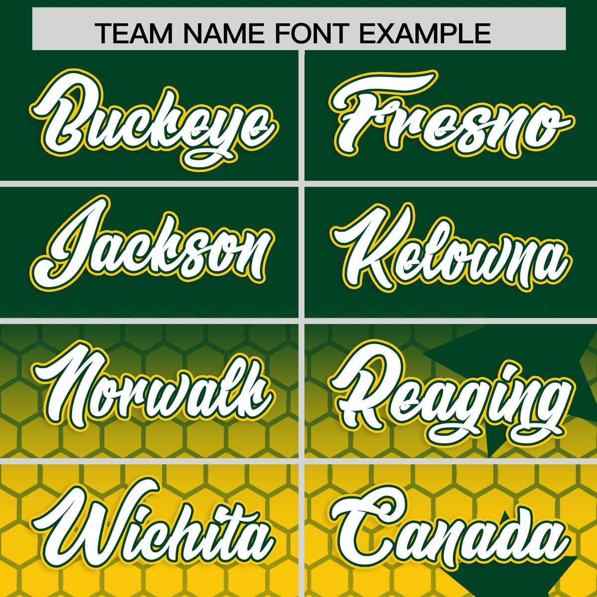 Custom Green Gold White Rising Stars Series Gradient Fashion Baseball Jersey| KXKSHOP