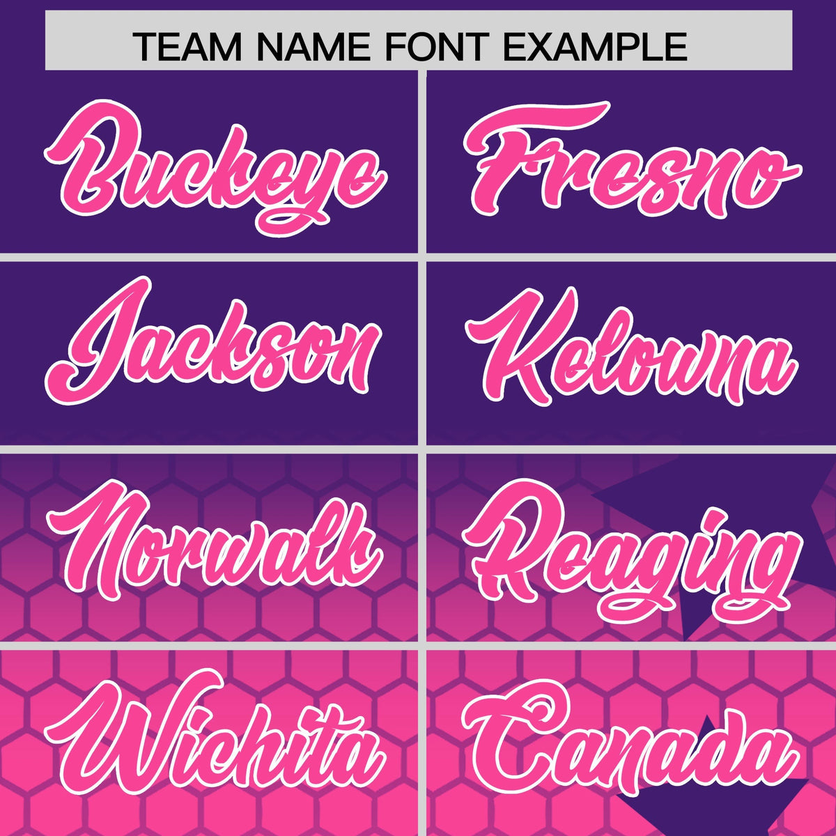 Custom Purple Pink White Rising Stars Series Gradient Fashion Baseball Jersey| KXKSHOP