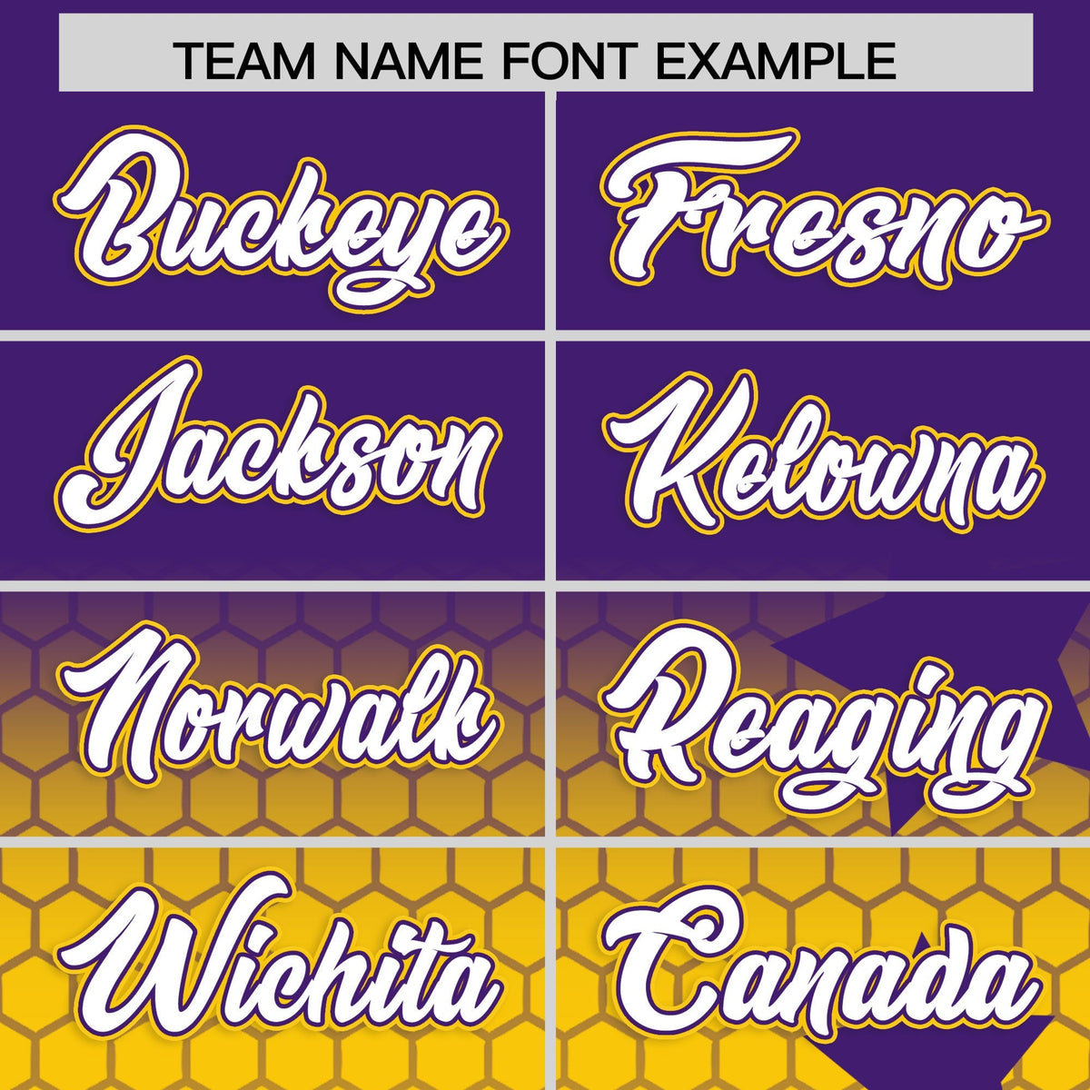 Custom Purple Gold White Rising Stars Series Gradient Fashion Baseball Jersey| KXKSHOP