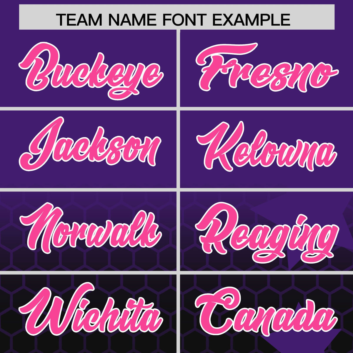 Custom Purple Black Pink Rising Stars Series Gradient Fashion Baseball Jersey| KXKSHOP