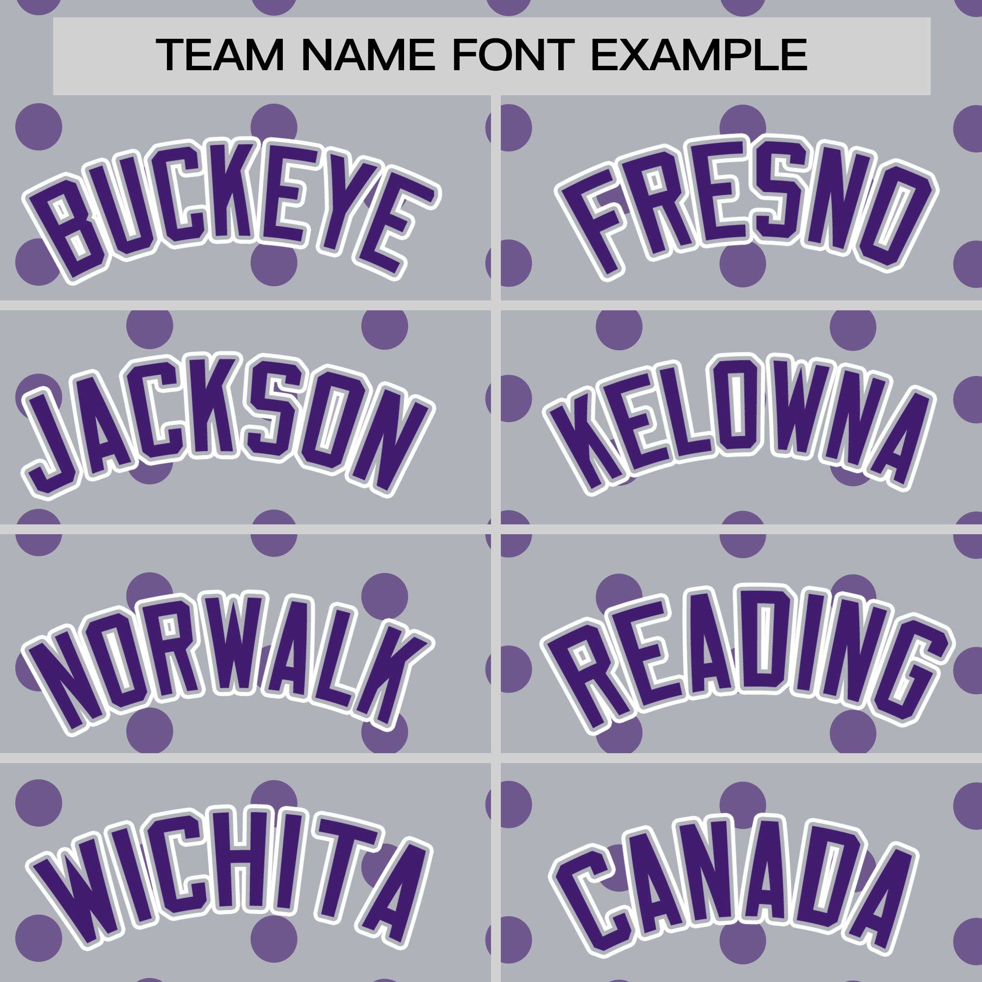 Custom Gray Purple Personalized Polka Dot Graffiti Pattern Authentic Baseball Jersey