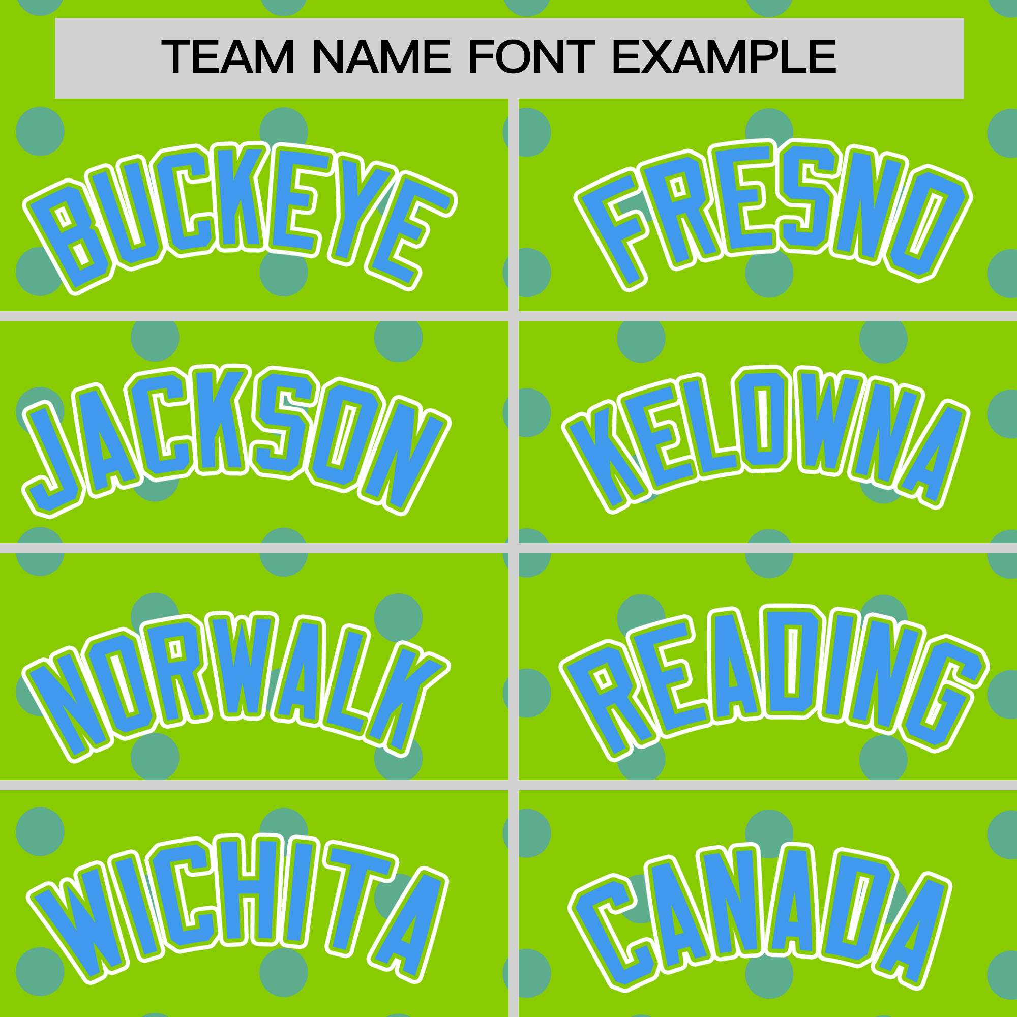 Custom Neon Green Powder Blue Personalized Polka Dot Graffiti Pattern Authentic Baseball Jersey