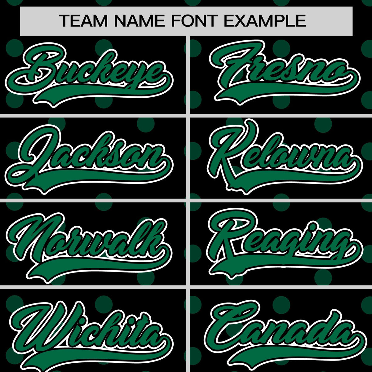 Custom Black Kelly Green Personalized Polka Dot Graffiti Pattern Authentic Baseball Jersey