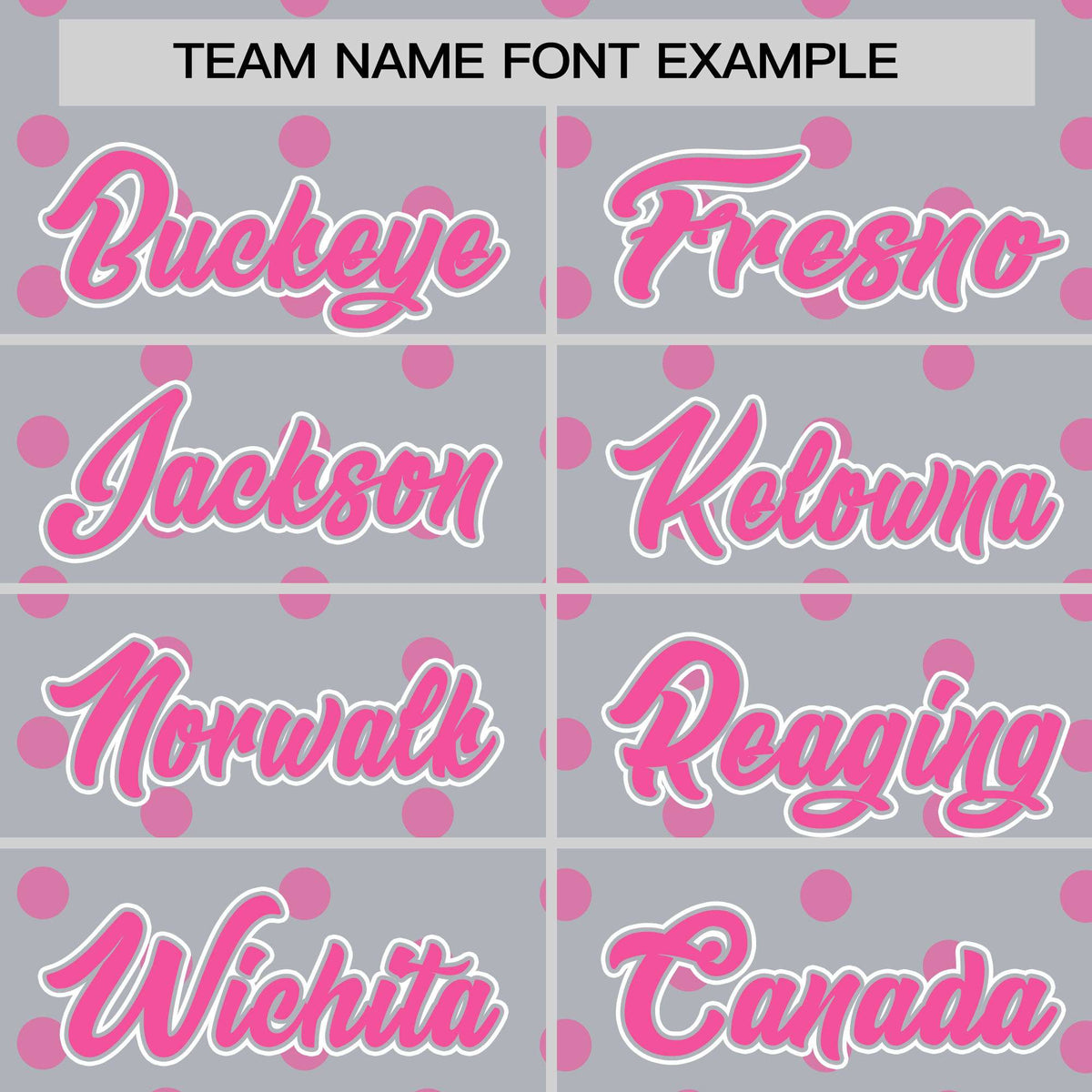 Custom Gray Pink Personalized Polka Dot Graffiti Pattern Authentic Baseball Jersey