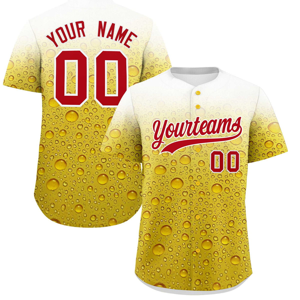Custom Gold Personalized Team Shirts for Parties &amp; Training | KXKSHOP