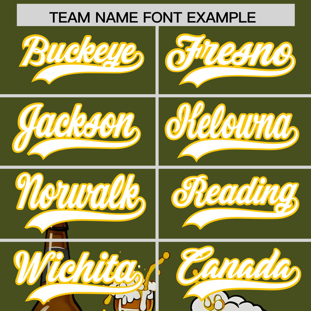 Custom Olive Personalized Team Shirts for Parties &amp; Training | KXKSHOP