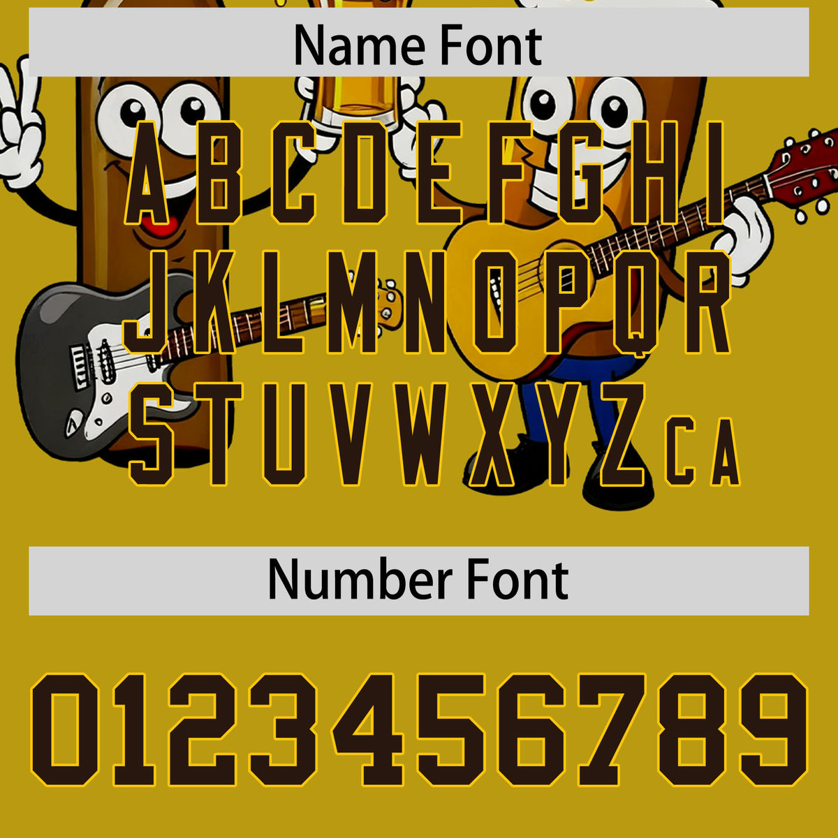 Custom Old Gold Personalized Team Shirts for Parties &amp; Training | KXKSHOP