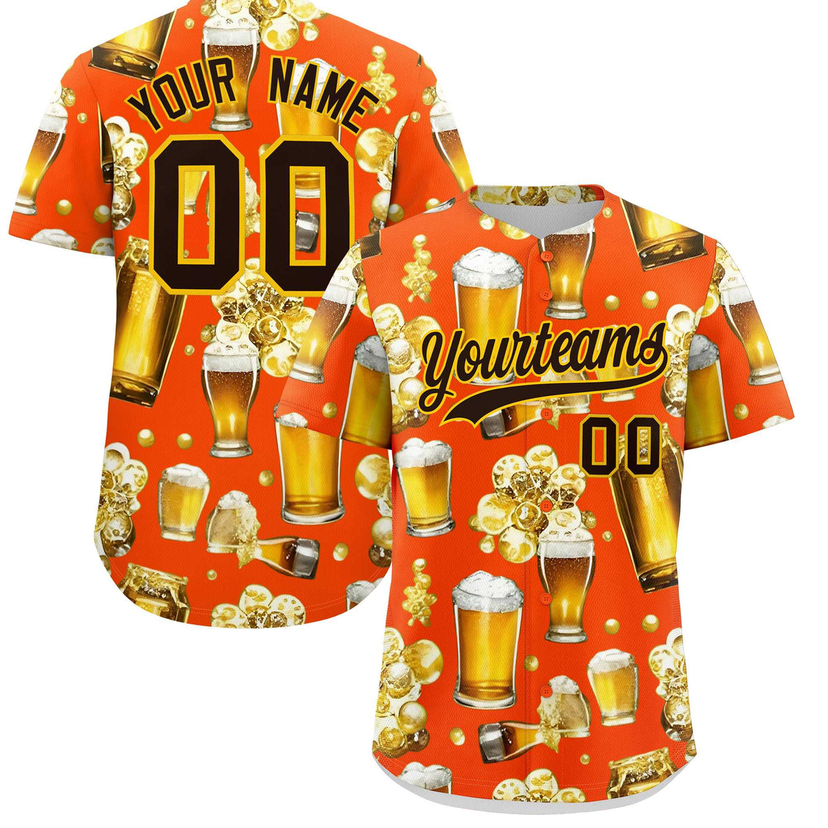 Custom Orange Personalized Team Shirts for Parties &amp; Training | KXKSHOP