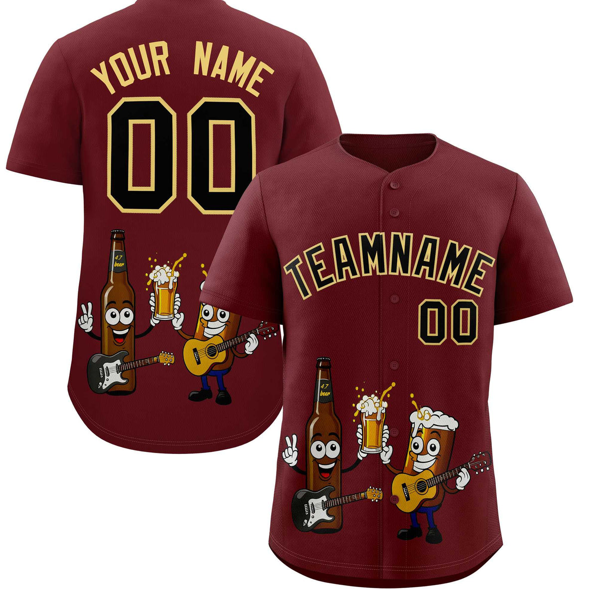 Custom Burgundy Personalized Team Shirts for Parties &amp; Training | KXKSHOP