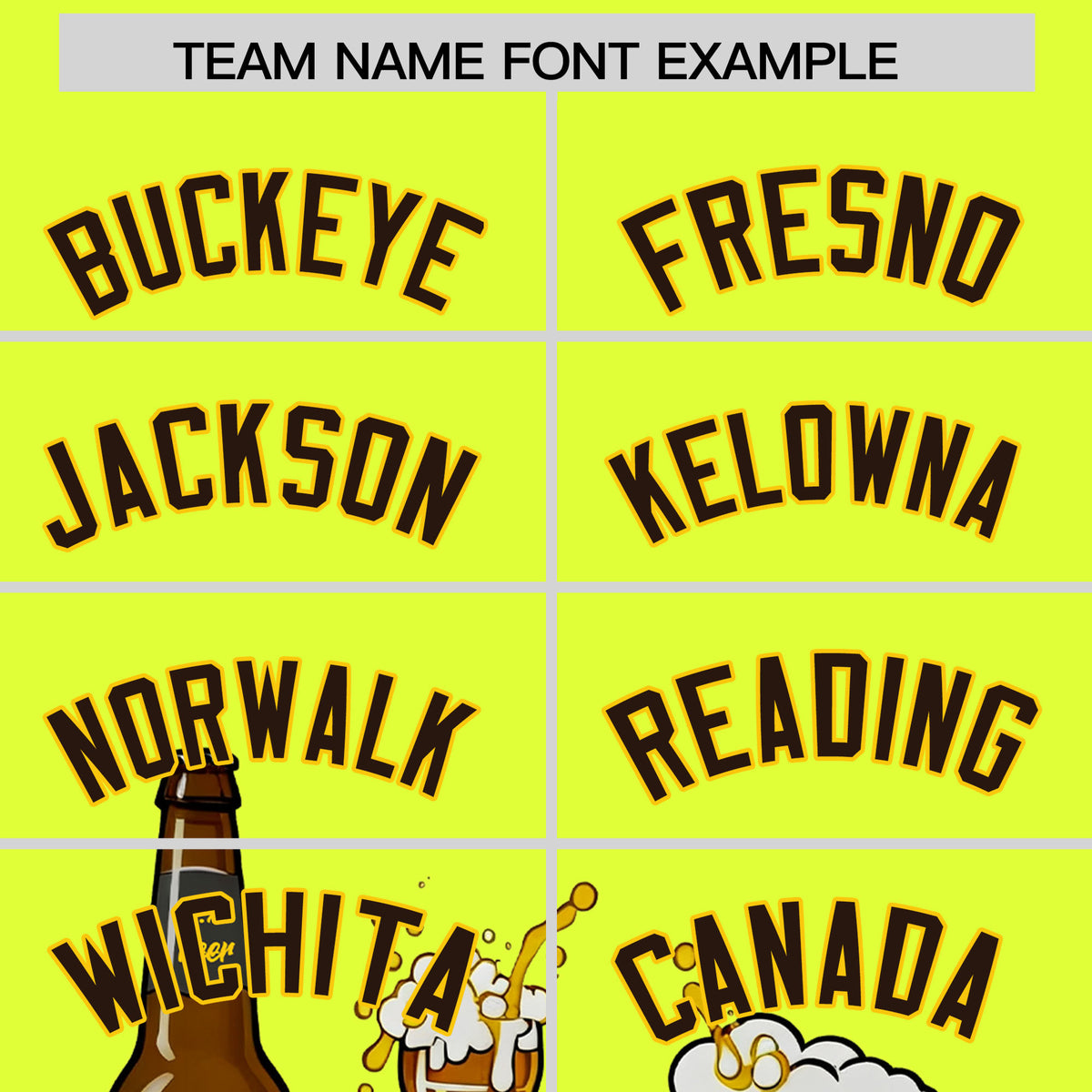 Custom Fluorescent Green Personalized Team Shirts for Parties &amp; Training | KXKSHOP