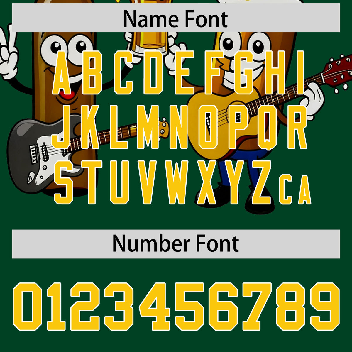 Custom Green Personalized Team Shirts for Parties &amp; Training | KXKSHOP