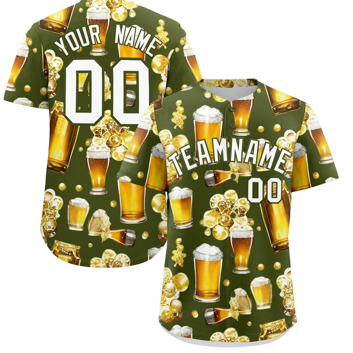 Custom Olive Personalized Team Shirts for Parties &amp; Training | KXKSHOP
