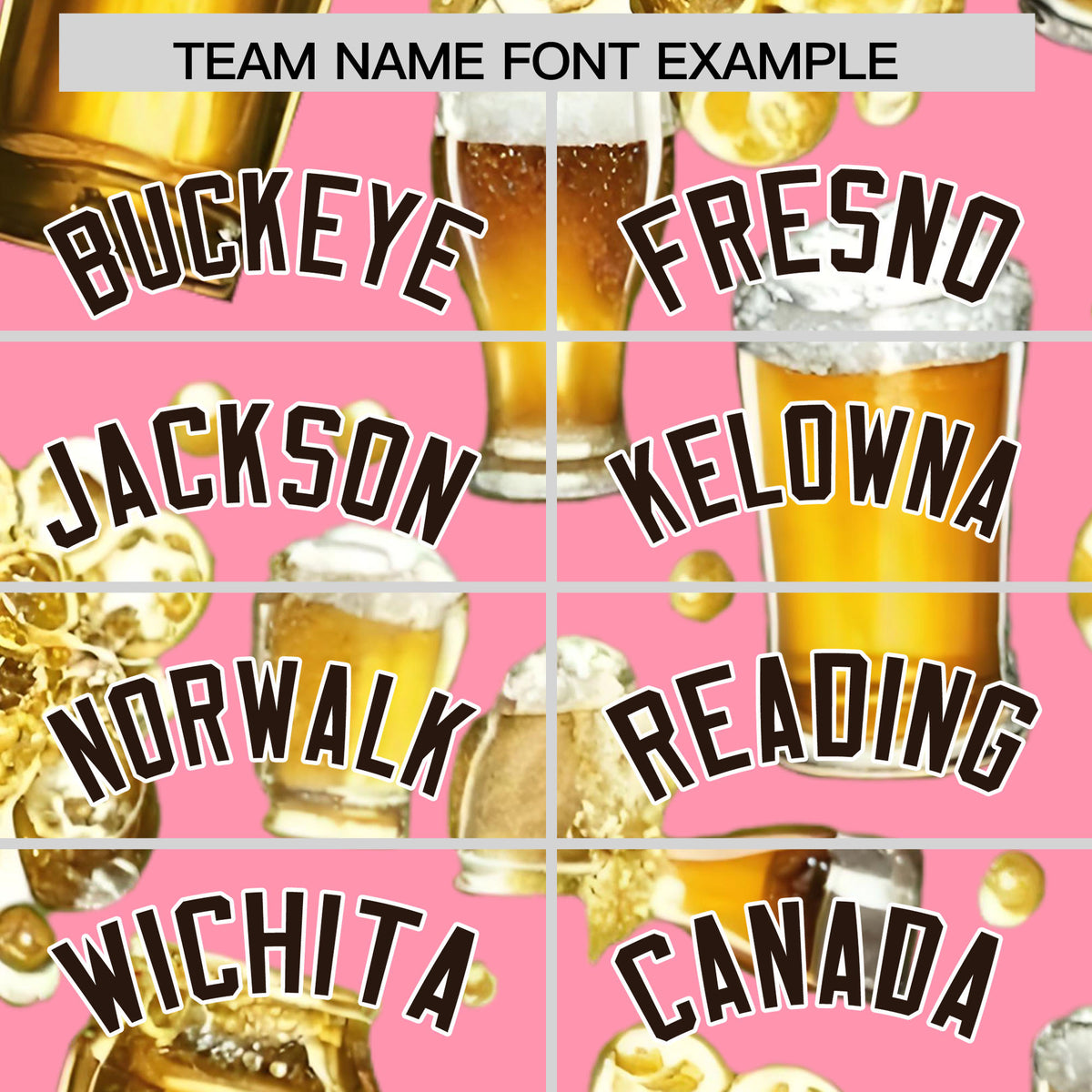 Custom Light Pink Personalized Team Shirts for Parties &amp; Training | KXKSHOP