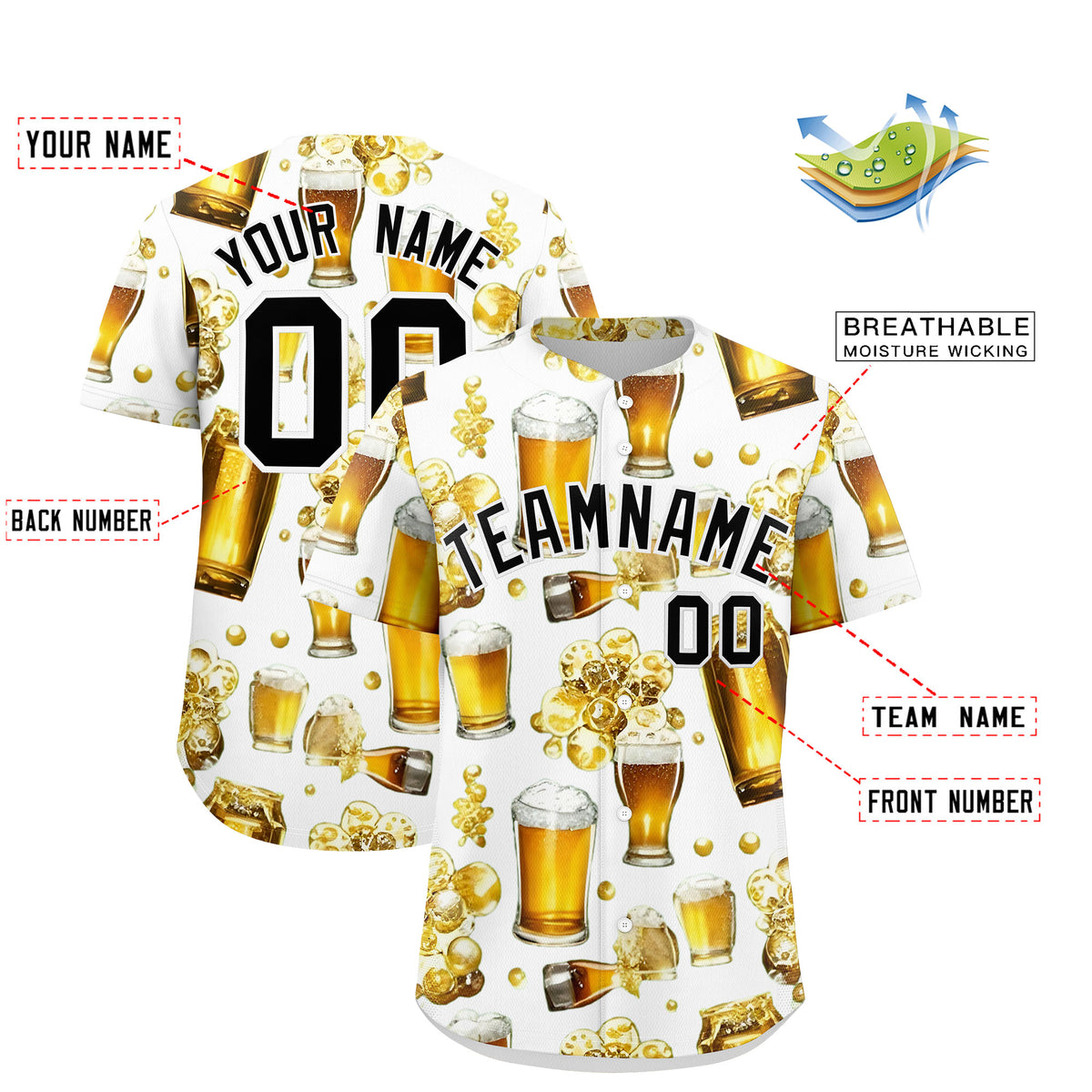 Custom White Personalized Team Shirts for Parties &amp; Training | KXKSHOP