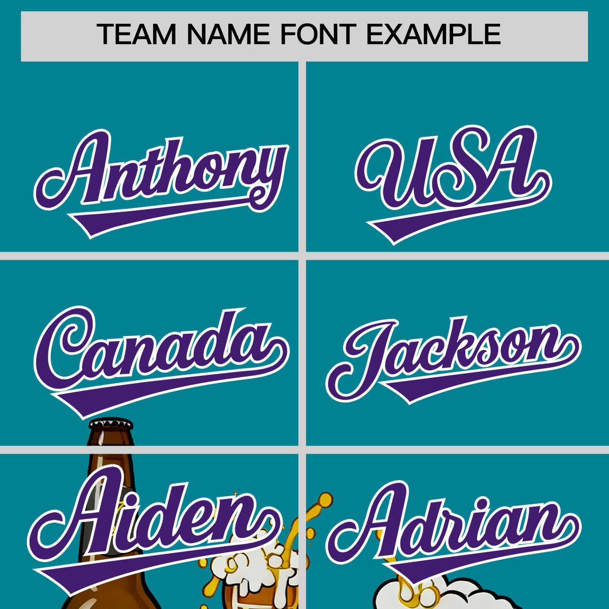 Custom Teal Personalized Team Shirts for Parties &amp; Training | KXKSHOP