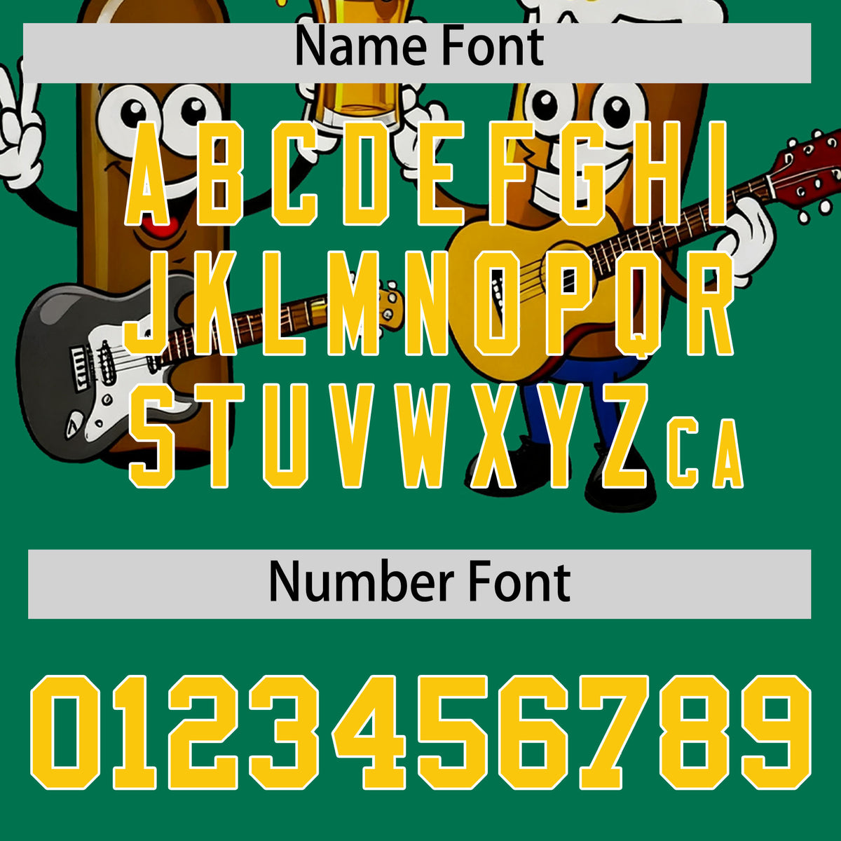 Custom Kelly Green Personalized Team Shirts for Parties &amp; Training | KXKSHOP