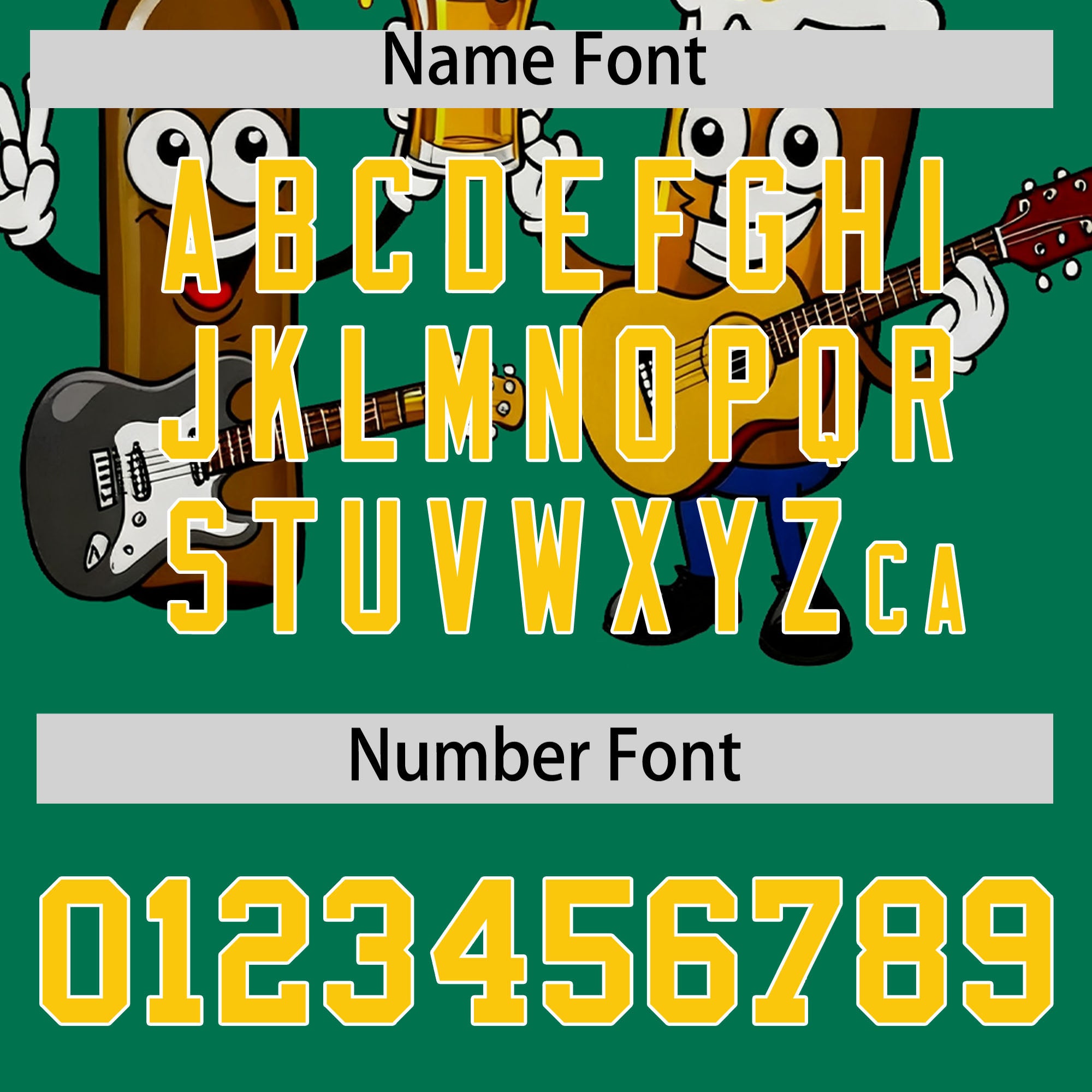 Custom Kelly Green Personalized Team Shirts for Parties & Training | KXKSHOP