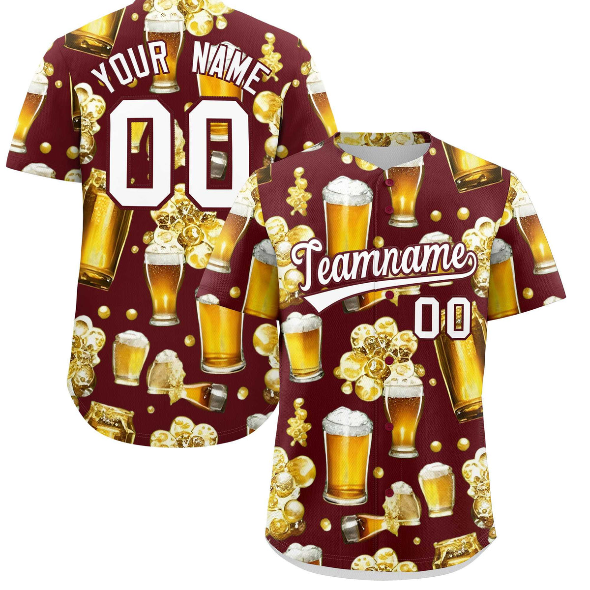 Custom Burgundy Personalized Team Shirts for Parties &amp; Training | KXKSHOP