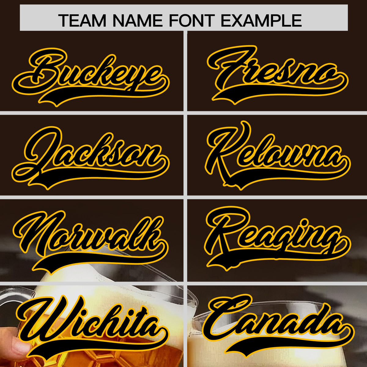 Custom Brown Personalized Team Shirts for Parties &amp; Training | KXKSHOP